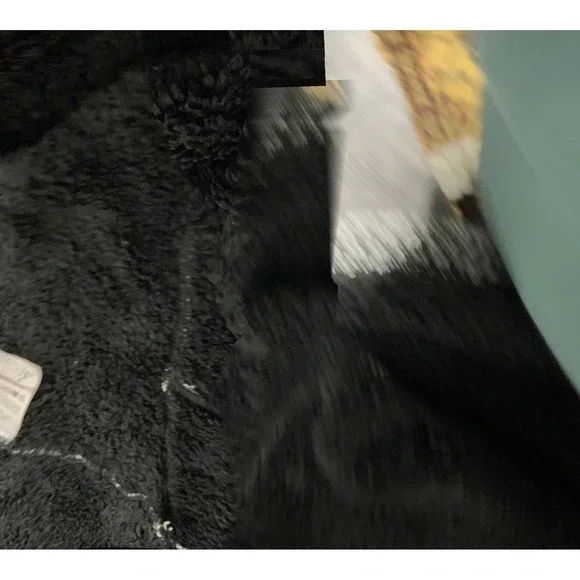 Eddie Bauer Sherpa Lined Hoodie Jacket XL Black Gray Zip Up Fleece Warm Winter‎ - Picture 10 of 11